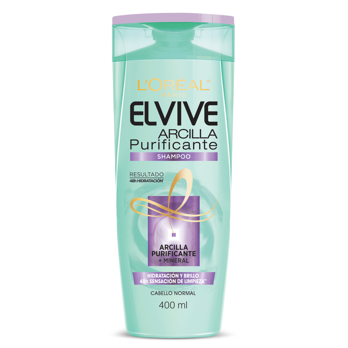 Elvive Shampoo 400 ml. Arcilla Purificante Belleza en Casa